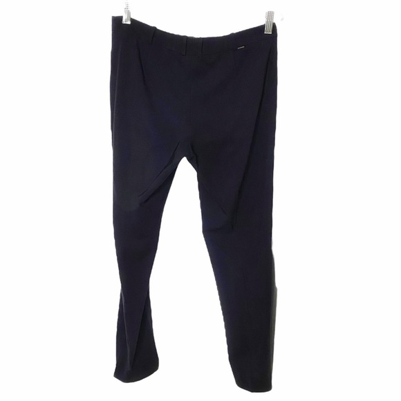 BOSS HUGO BOSS WOMEN'S WOOL BLEND NAVY DIESEL STRASSE DRESS PANTS - 4 - Picture 2 of 9